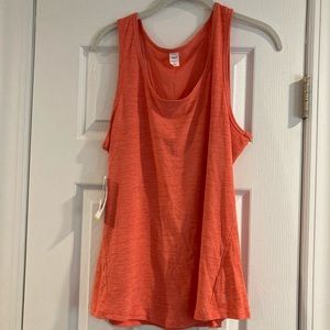 Brand new Old Navy Active tank in coral with mesh back